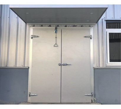 Half buried door 